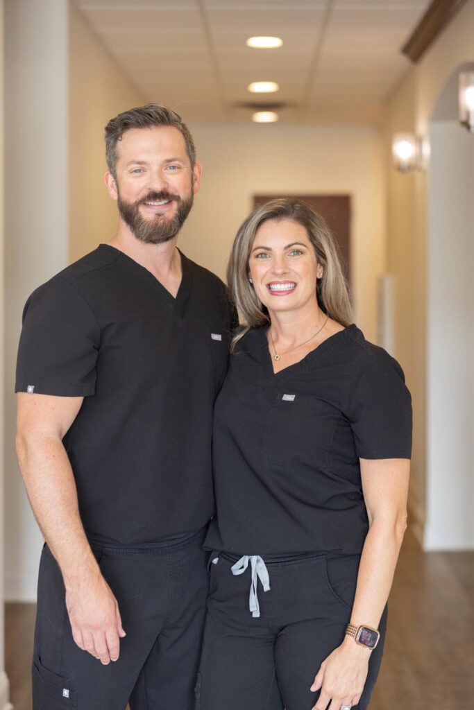 Dr. Jordin Barkley Hall and her husband