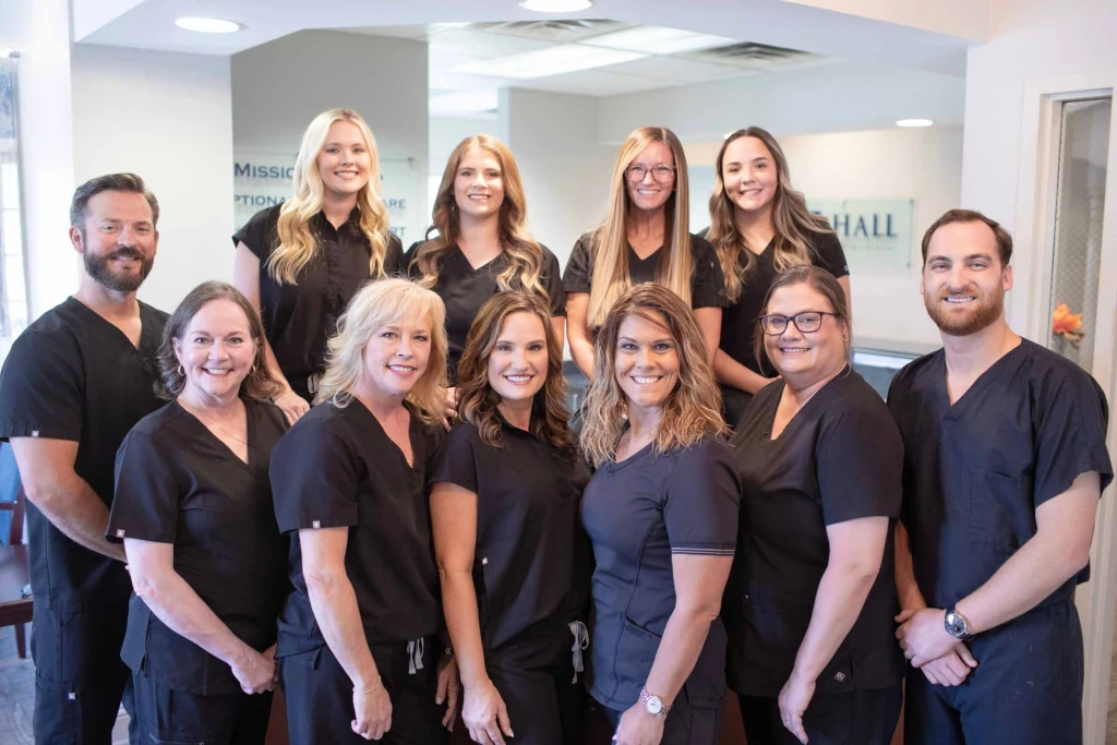 The Hall Dental team at their office in Birmingham, AL.